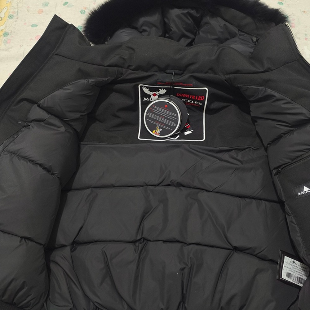 Moose Knuckles Black Extreme Cold Weather Down Jacket - Picture 10 of 15